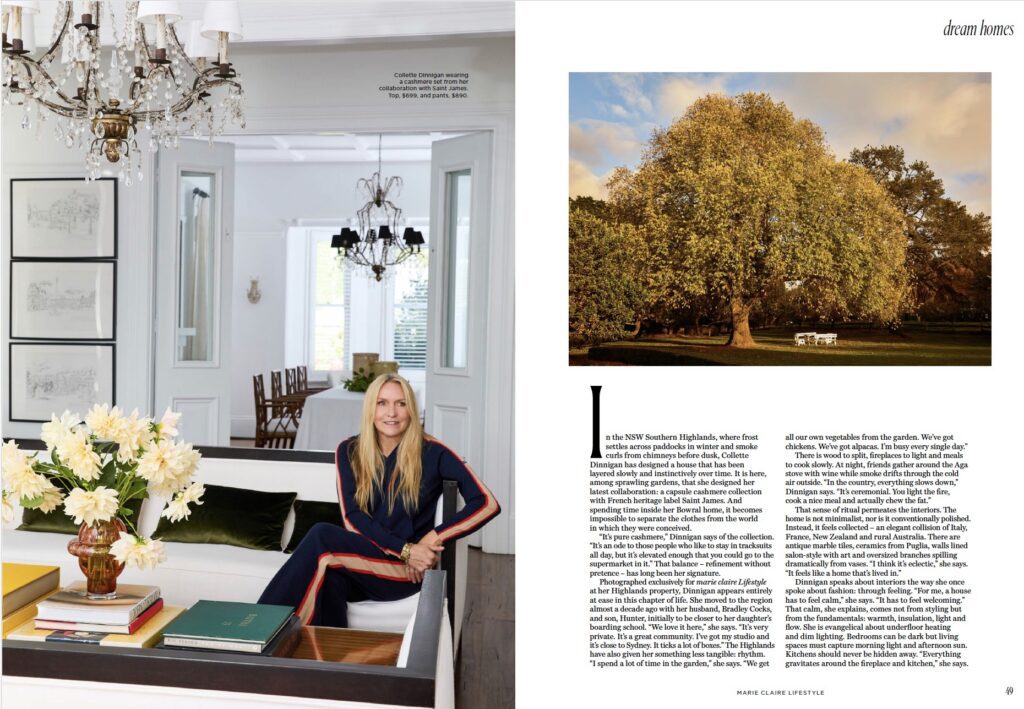 Collette Dinnigan Marie Claire 2026